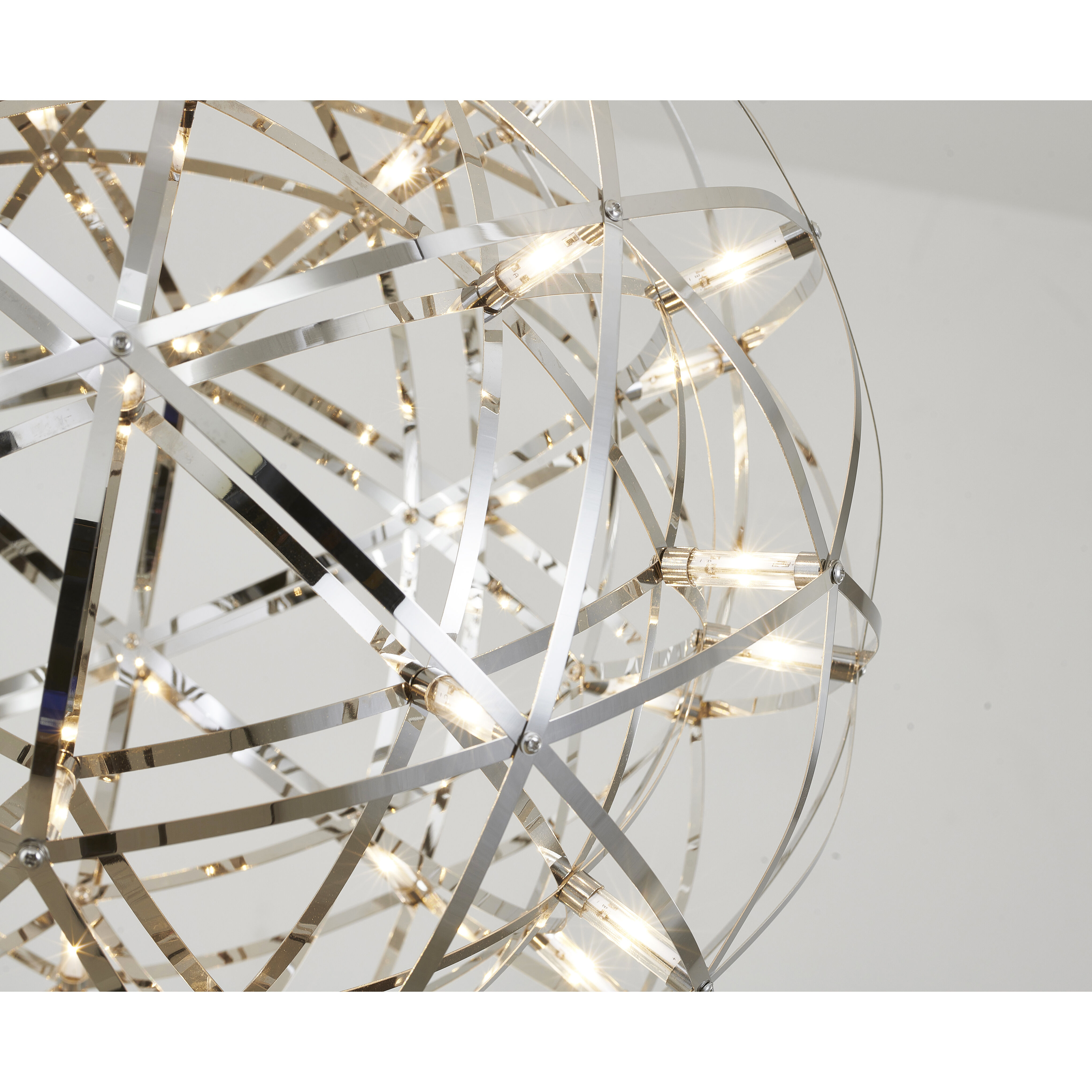 Canada LED 17.7 inch Chrome Chandelier Ceiling Light